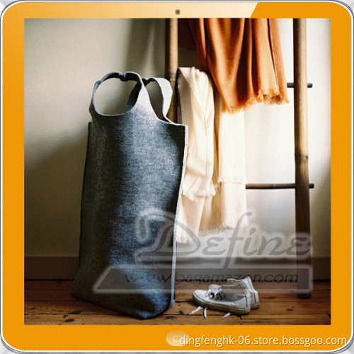 Felt Laundry Bag Storage Bag for Dirty Clothes Felt Laundry Hamp